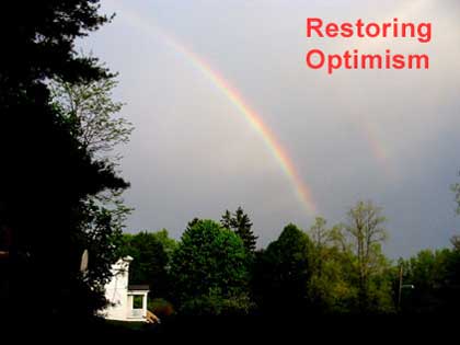 Rainbow Restoring Optimism